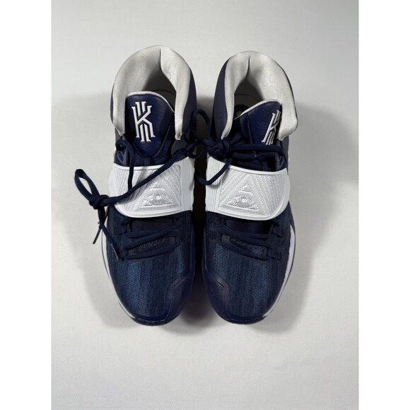Nike Kyrie 6 Shoes Mens Size 12 Navy White Basketball Sneakers CW4142-402 - Picture 3 of 10